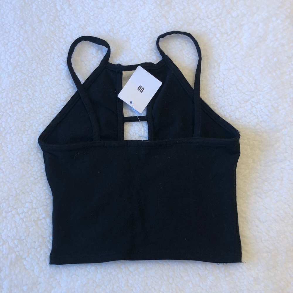 Black Cutout Top - Picture 3 of 5